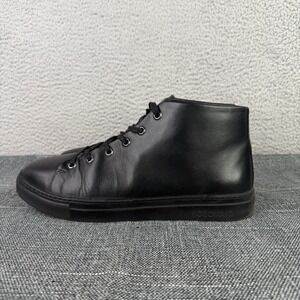 Solovair High Top Sneakers Men's UK 9.5 US 10.5 Black Leather Made in England
